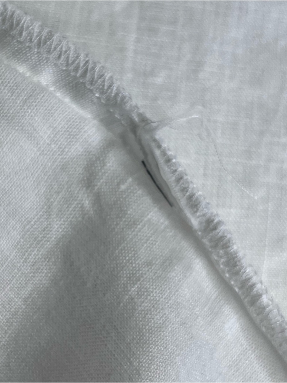 Eileen Fisher Sz M 100% Linen Lightweight Breathable Minimalist Short-Sleeve Top - Picture 8 of 10